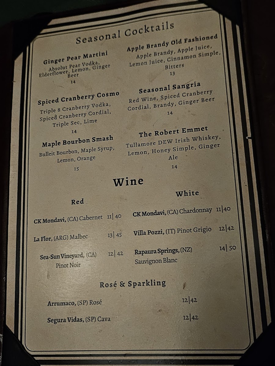 Emmets Menu - Image 2