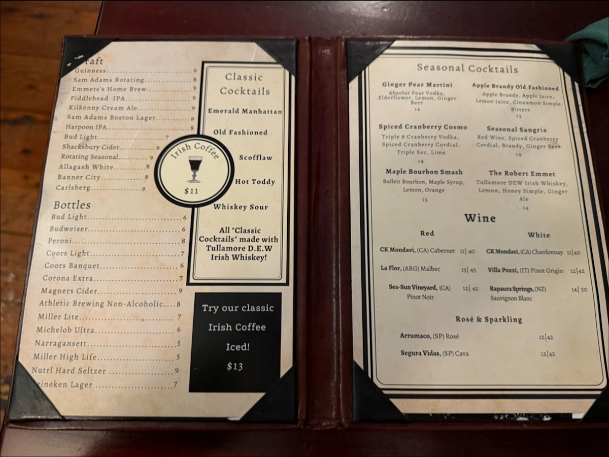 Emmets Menu - Image 6